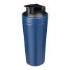 Recycled stainless steel single-walled drinking bottle (750 ml) Orla cobalt blue