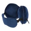Polytester travel pillow Leontine black