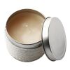 Tin with scented candle Zora brown