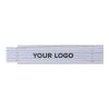 Plastic foldable ruler Leon white | No Branding | not available | not available