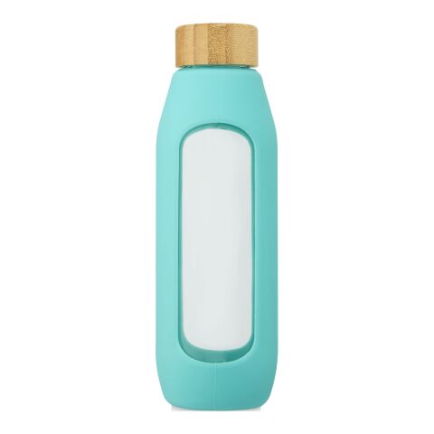 Tidan 600 ml borosilicate glass bottle with silicone grip Standard | Tide green | No Branding | not available | not available