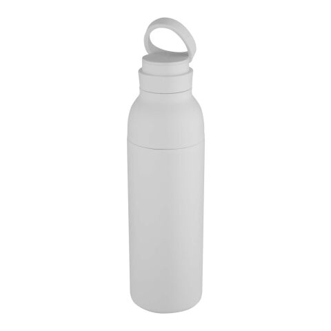 Illuminate 650 ml RCS recycled stainlesss steel double wall insulated water bottle Standard | White | Not applicable | No Branding | not available | not available