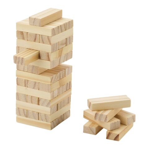 Jumble wooden toppling tower game Standard | Natural | No Branding | not available | not available | not available