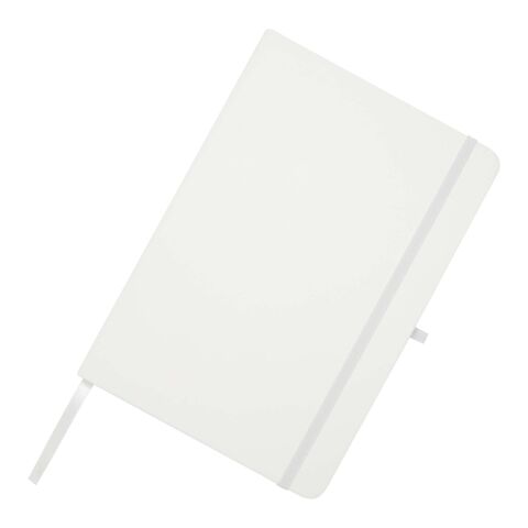 Teak A5 recycled hard cover notebook with lined pages Standard | white | No Branding | not available | not available