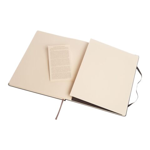 Classic XL hard cover notebook - plain Solid black