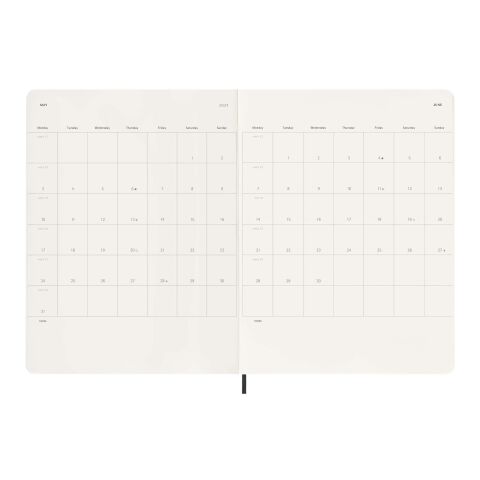 Moleskine 12M Weekly XL Soft Cover Planner Solid black | not available