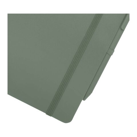 Thalaasa A5 ocean-bound hard cover notebook with ballpoint pen (black ink) Standard | Heather green | No Branding | not available | not available
