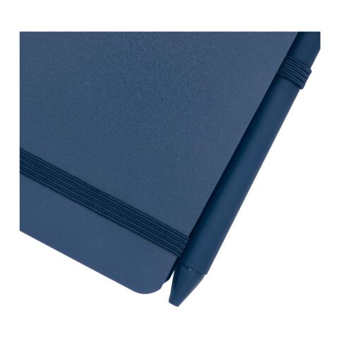 Thalaasa A6 hard cover ocean-bound notebook with ballpoint pen (black ink) Standard | Ocean blue | No Branding | not available | not available