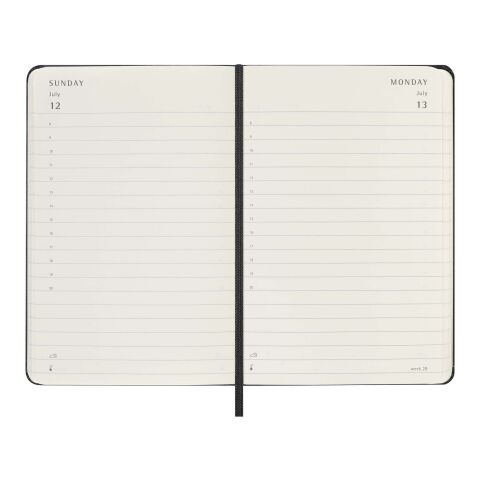 Moleskine hard cover 12 month PK daily planner Standard | Black | No Branding | not available | not available
