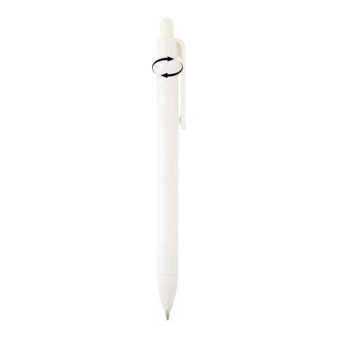 Fidget recycled plastic ballpoint pen (black ink) Standard | White | Not applicable | No Branding | not available | not available
