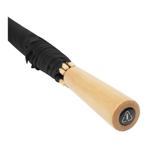 Romee 30&#039;&#039; windproof recycled PET golf umbrella Standard | Black | Not applicable | No Branding | not available | not available | not available