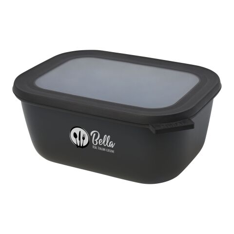 Cirqula 1500 ml rectangular multi bowl Solid black