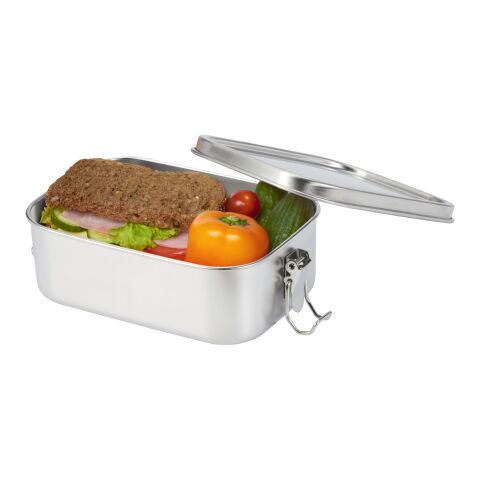 Titan recycled stainless steel lunch box Standard | Silver | No Branding | not available | not available