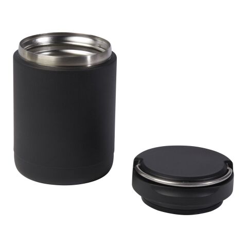 Doveron 500 ml recycled stainless steel lunch pot Standard | Solid black | not available | No Branding | not available | not available