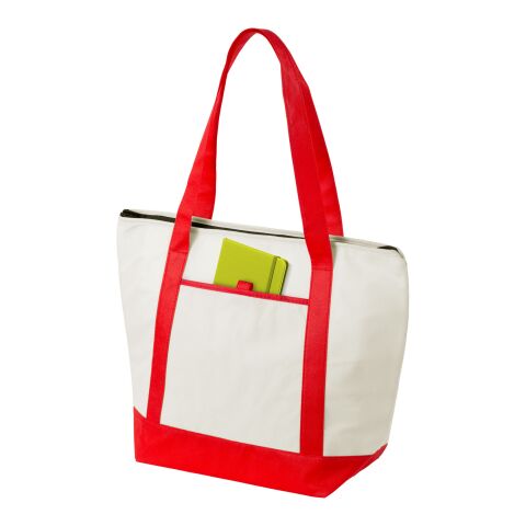 Lighthouse Cooler Tote Bag Standard | Natural-Red | not available | No Branding | not available | not available | not available