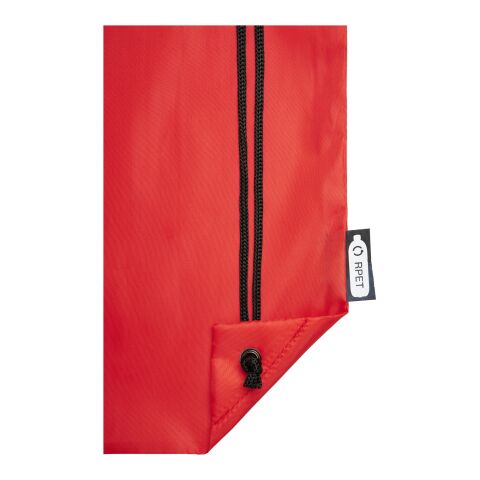 Oriole RPET drawstring backpack Standard | Red | No Branding | not available | not available | not available