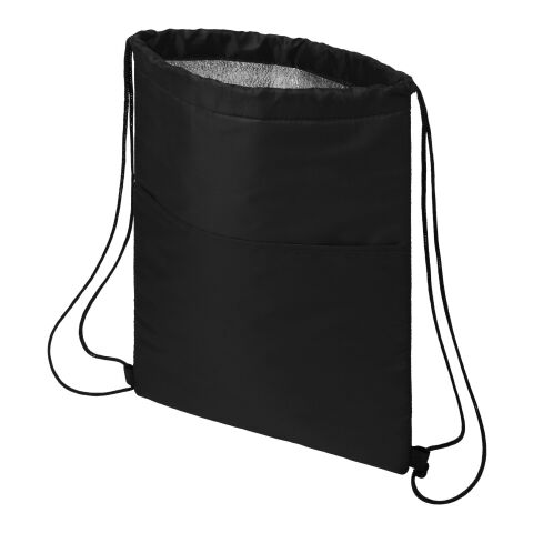 Oriole 12-can drawstring cooler bag Standard | Solid black | not available | No Branding | not available | not available | not available
