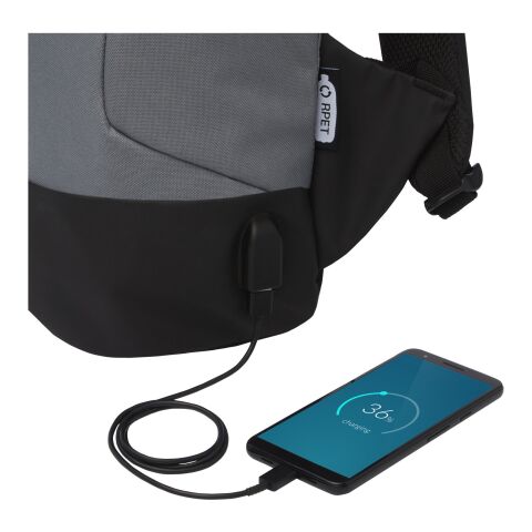 Cover RPET anti-theft backpack Standard | Grey | Not applicable | No Branding | not available | not available | not available