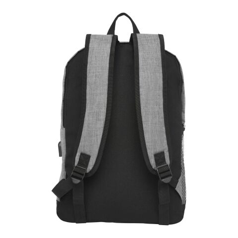 Hoss 15.6&quot; business laptop backpack Standard | Heather medium grey | No Branding | not available | not available | not available