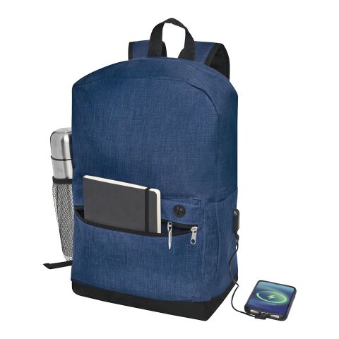 Hoss 15.6" business laptop backpack Standard | Navy | not available | No Branding | not available | not available | not available