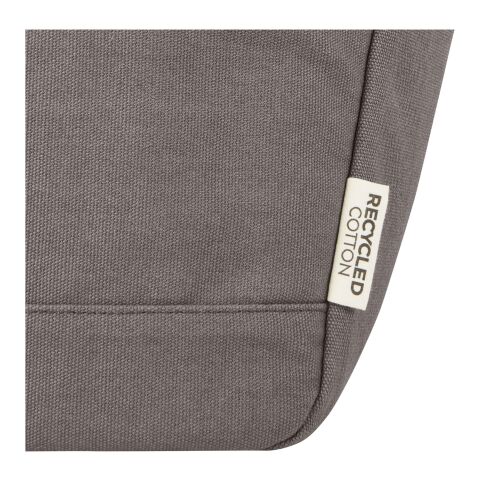 Joey 9-can GRS recycled canvas lunch cooler bag 6L Standard | Grey | No Branding | not available | not available | not available