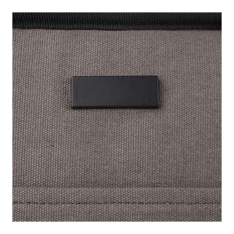 Joey 9-can GRS recycled canvas lunch cooler bag 6L Standard | Grey | not available | No Branding | not available | not available | not available