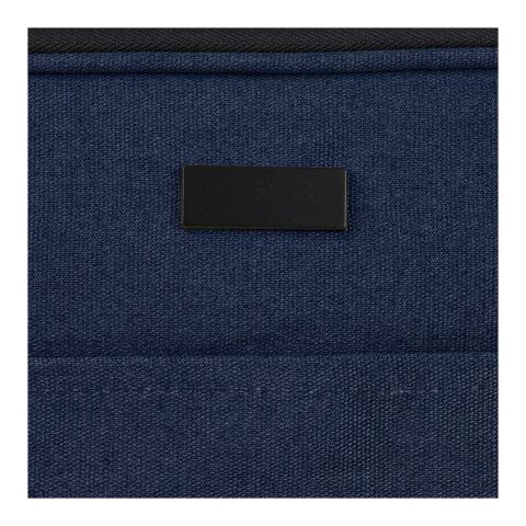 Joey 14 GRS recycled canvas laptop sleeve 2L with logo allbranded