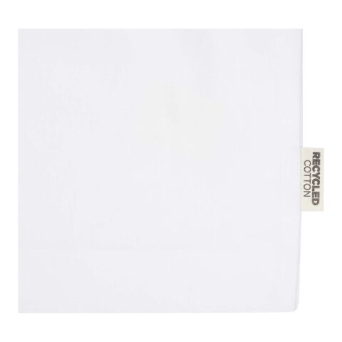 Madras 140 g/m² GRS recycled cotton gusset tote bag Standard | White | No Branding | not available | not available | not available