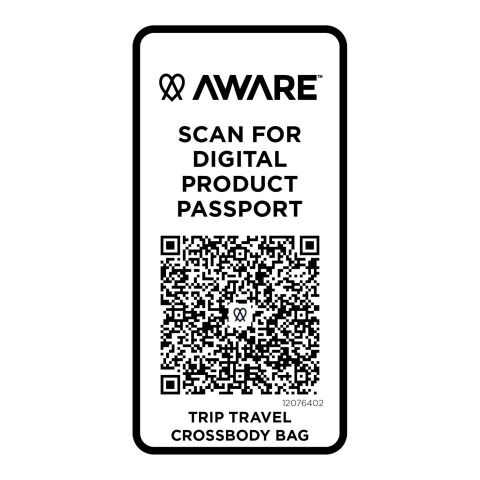 Trip Aware™ recycled travel crossbody bag 1L Standard | Ivory white | No Branding | not available | not available | not available