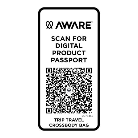 Trip Aware™ recycled travel crossbody bag 1L Standard | Hale Blue | not available | No Branding | not available | not available | not available
