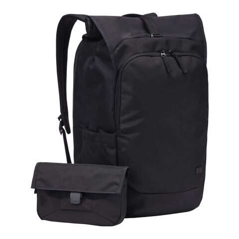 Case Logic Variate 17&quot; recycled expandable roll-top laptop backpack Standard | Solid black | No Branding | not available | not available | not available