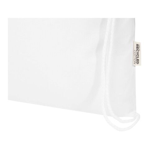 Peru Blend 180 g/m² GRS recycled drawstring bag 5L Standard | white | No Branding | not available | not available | not available