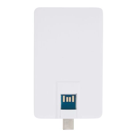Duo slim 64GB USB drive with Type-C and USB-A 3.0 Standard | White | Not applicable | No Branding | not available | not available