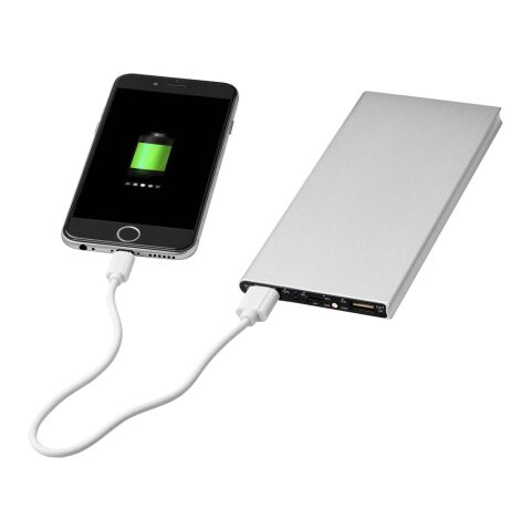 Plate 8000 mAh aluminium power bank Standard | Silver | No Branding | not available | not available