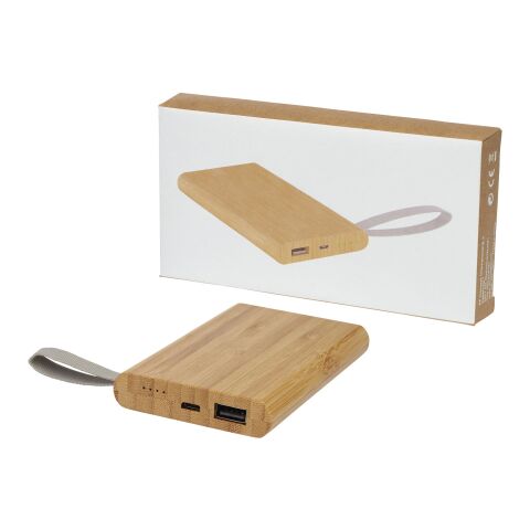 Tulda 5000 mAh bamboo power bank Standard | Natural | Not applicable | No Branding | not available | not available