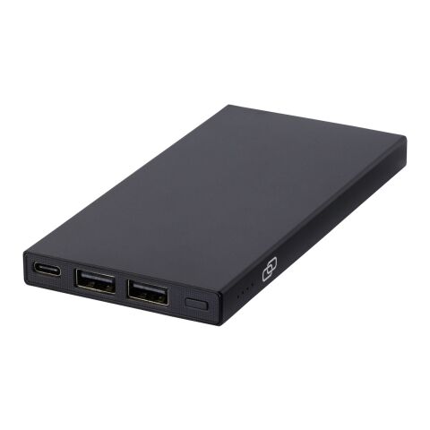 Connect 5000 mAh RCS recycled aluminium power bank Standard | Solid black | No Branding | not available | not available