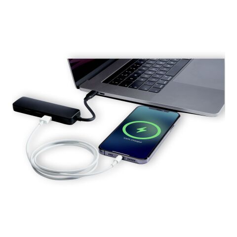 Loop RCS recycled plastic multimedia adapter USB 2.0-3.0 with HDMI port Standard | Solid black | No Branding | not available | not available
