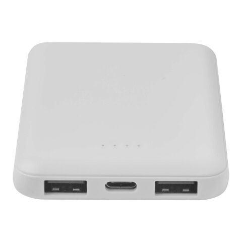 Asama 5000 mAh Type-C recycled plastic power bank Standard | White | Not applicable | No Branding | not available | not available