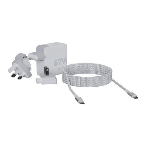 Xtorm XVC2067 GaN Ultra 67W travel charger with 100W USB-C PD cable Standard | white | No Branding | not available | not available