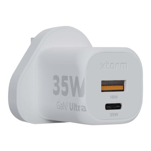 Xtorm XEC035 GaN² Ultra 35W wall charger - UK plug Standard | white | No Branding | not available | not available