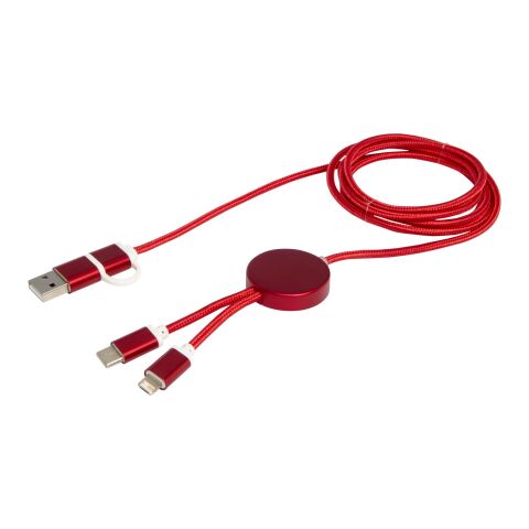 Alasia 5-in-1 recycled aluminium and plastic 150 cm data sync and 27W fast charge cable Standard | Red | not available | No Branding | not available | not available