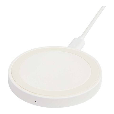 Freal 15W recycled plastic wireless charging pad Standard | white | No Branding | not available | not available
