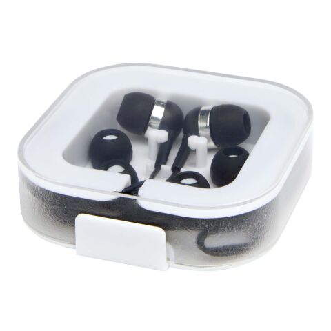 Baekdu wired Type-C headset with recycled plastic storage box Standard | Black | No Branding | not available | not available