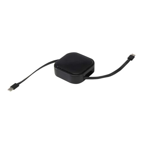 Gloas 5-in-1 recycled retractable data sync and 100W fast charge cable with smartphone tool kit Standard | Solid black | not available | No Branding | not available | not available
