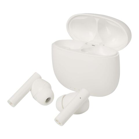 Alterf recycled plastic True Wireless Bluetooth® headset with silicone eartips Standard | White | No Branding | not available | not available