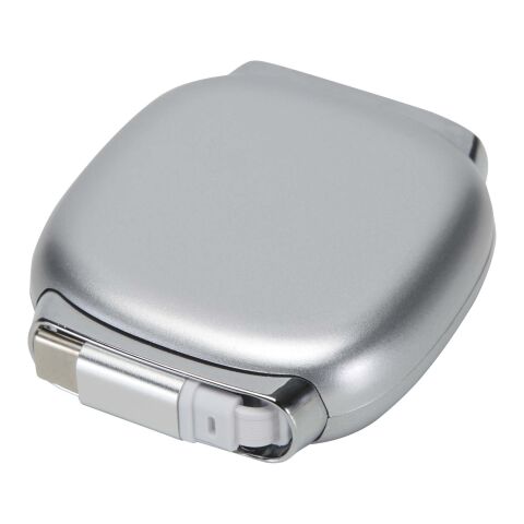Alphard 100W recycled plastic retractable CarPlay PD fast charging cable Silver
