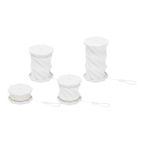 Celestia foldable recycled plastic table lamp White