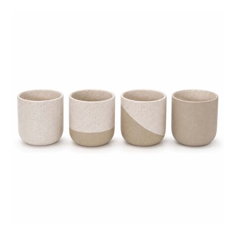 Originalhome Reclay 350 ml tea and matcha mug set	 White