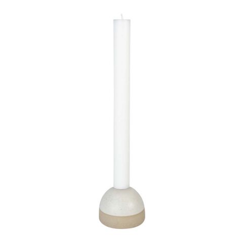 Originalhome ReClay dinner candle holder set White