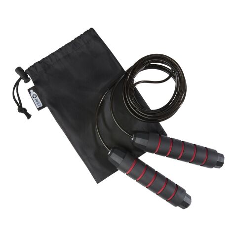 Austin soft skipping rope in recycled PET pouch Standard | Red | No Branding | not available | not available | not available